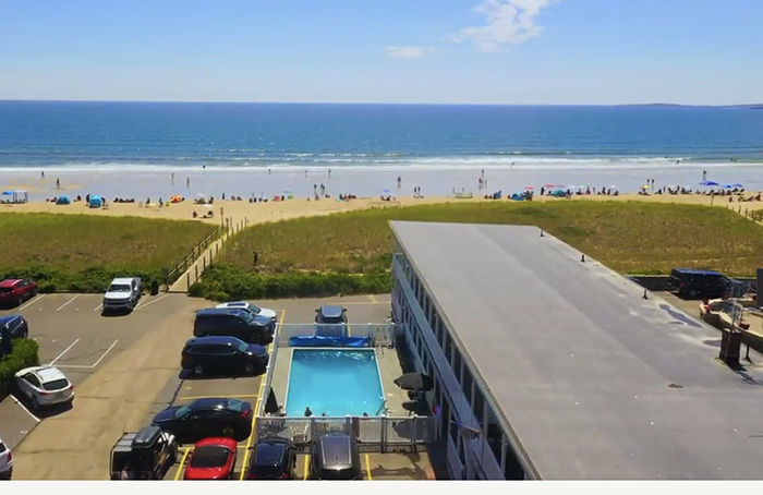 Aerial View To Beach